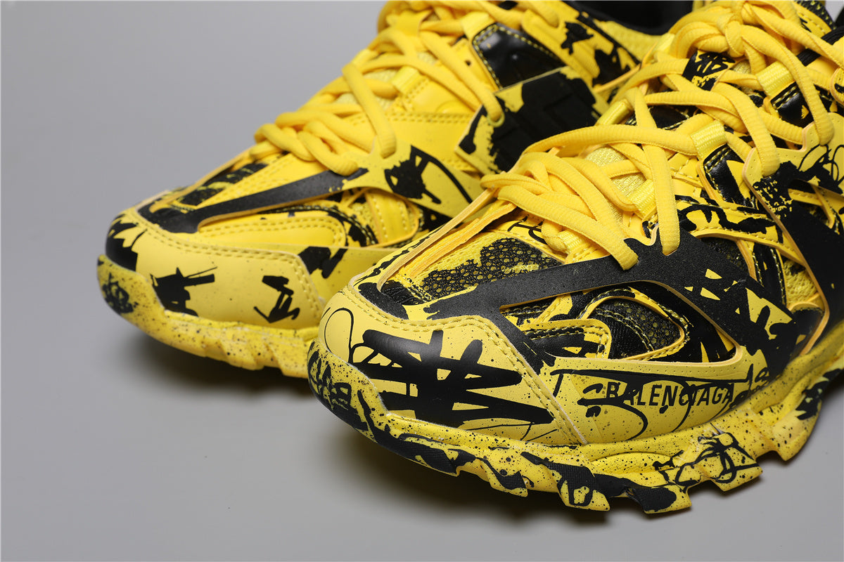 Balenciaga 2030-35 Black & Yellow Graffiti