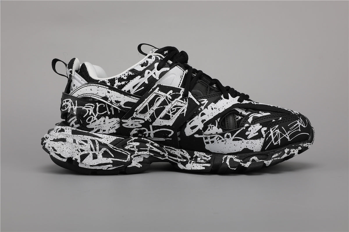 Balenciaga 2030-34 Black & White Graffiti