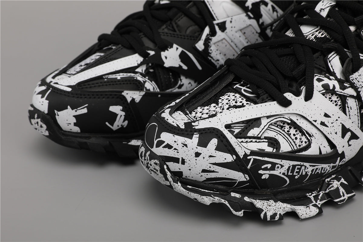 Balenciaga 2030-34 Black & White Graffiti