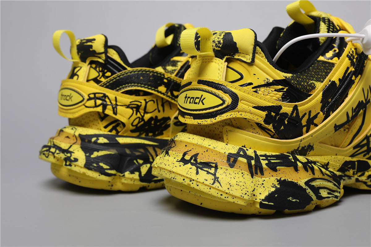 Balenciaga 2030-35 Black & Yellow Graffiti