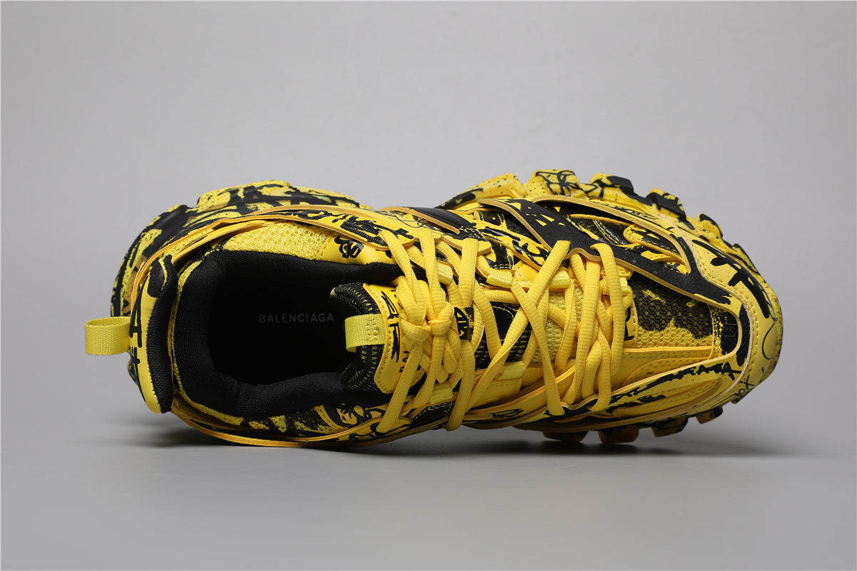 Balenciaga 2030-35 Black & Yellow Graffiti