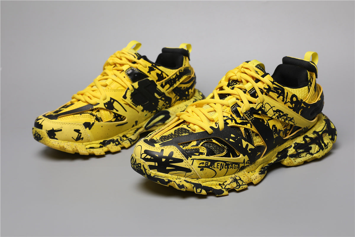 Balenciaga 2030-35 Black & Yellow Graffiti