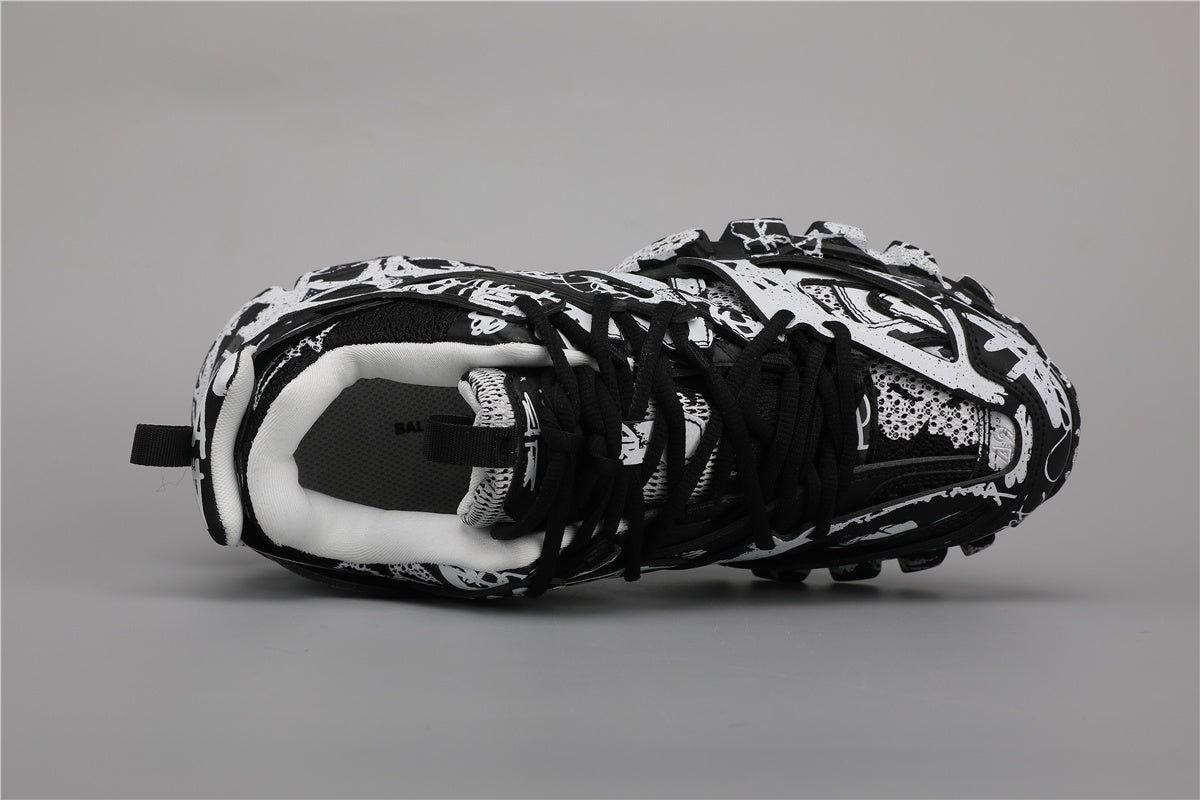 Balenciaga 2030-34 Black & White Graffiti