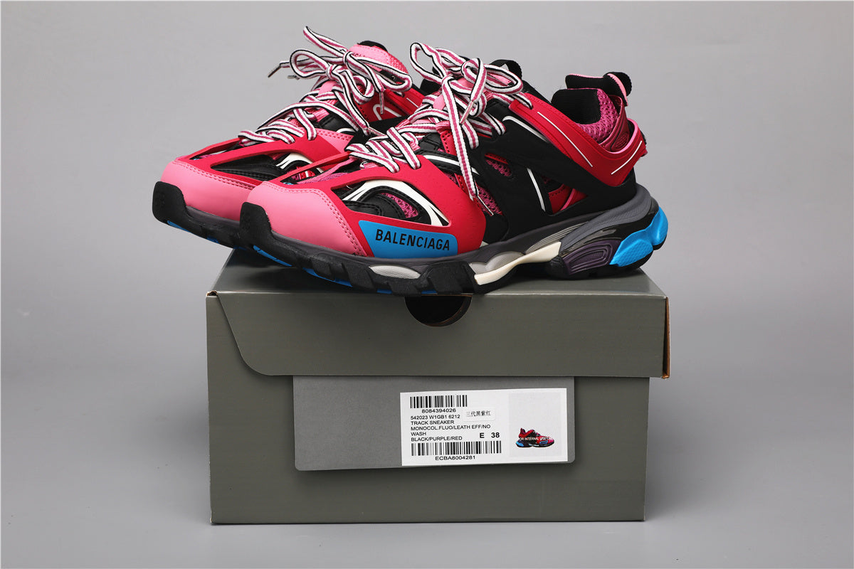 Balenciaga 2030-8 Black, Purple & Red