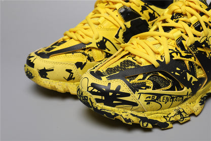 Balenciaga 2030-35  Black & Yellow Graffiti