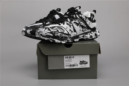 Balenciaga 2030-34 Black & White Graffiti