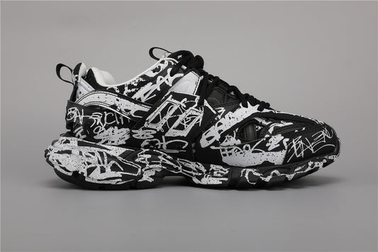Balenciaga 2030-34 Black & White Graffiti
