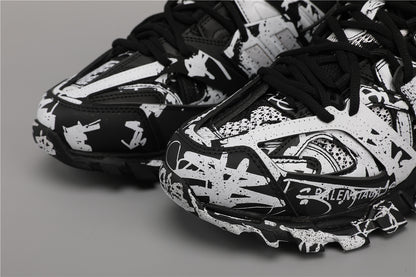 Balenciaga 2030-34 Black & White Graffiti