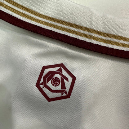 Arsenal Retro Home Kit – White & Maroon Edition