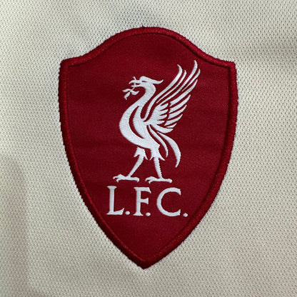 Liverpool Away Kit 2024/25 – Beige & Burgundy Edition