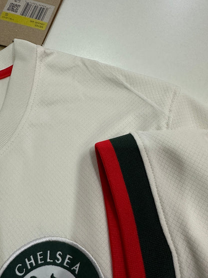 Chelsea Away Kit 2024/25 – White & Stripe Edition