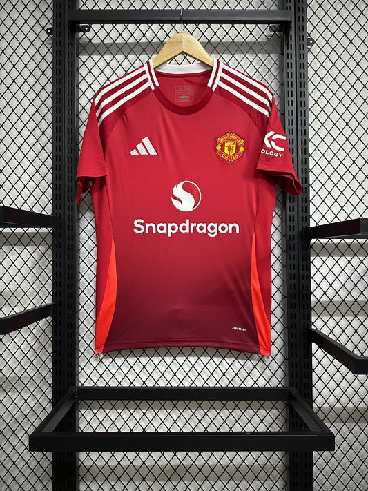 Manchester United Home Kit 2023/24 – Red & Orange Edition