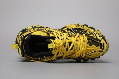 Balenciaga 2030-35  Black & Yellow Graffiti
