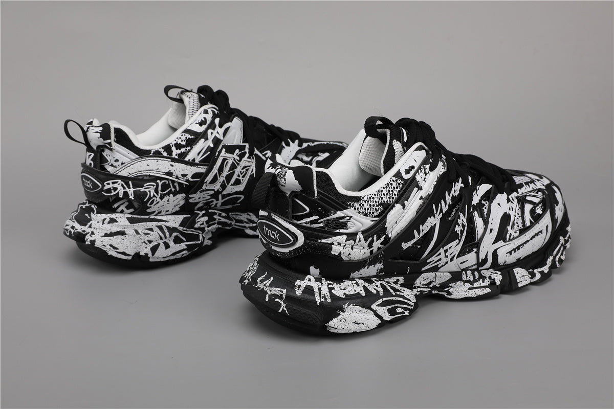 Balenciaga 2030-34 Black & White Graffiti