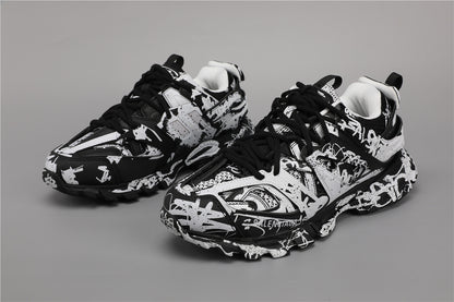 Balenciaga 2030-34 Black & White Graffiti